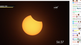 Decenas de miles de personas están mirando el eclipse en Twitch y perdiendo la cabeza